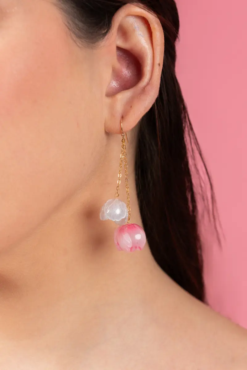 Boucles d’Oreille “Duo de Bourgeons” Tendresse & Éclat