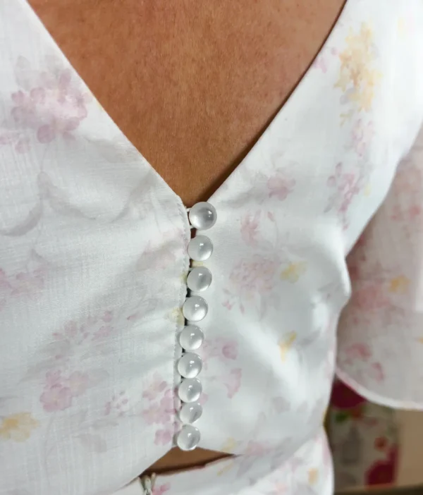 Haut fleuri Pauline – Image 2