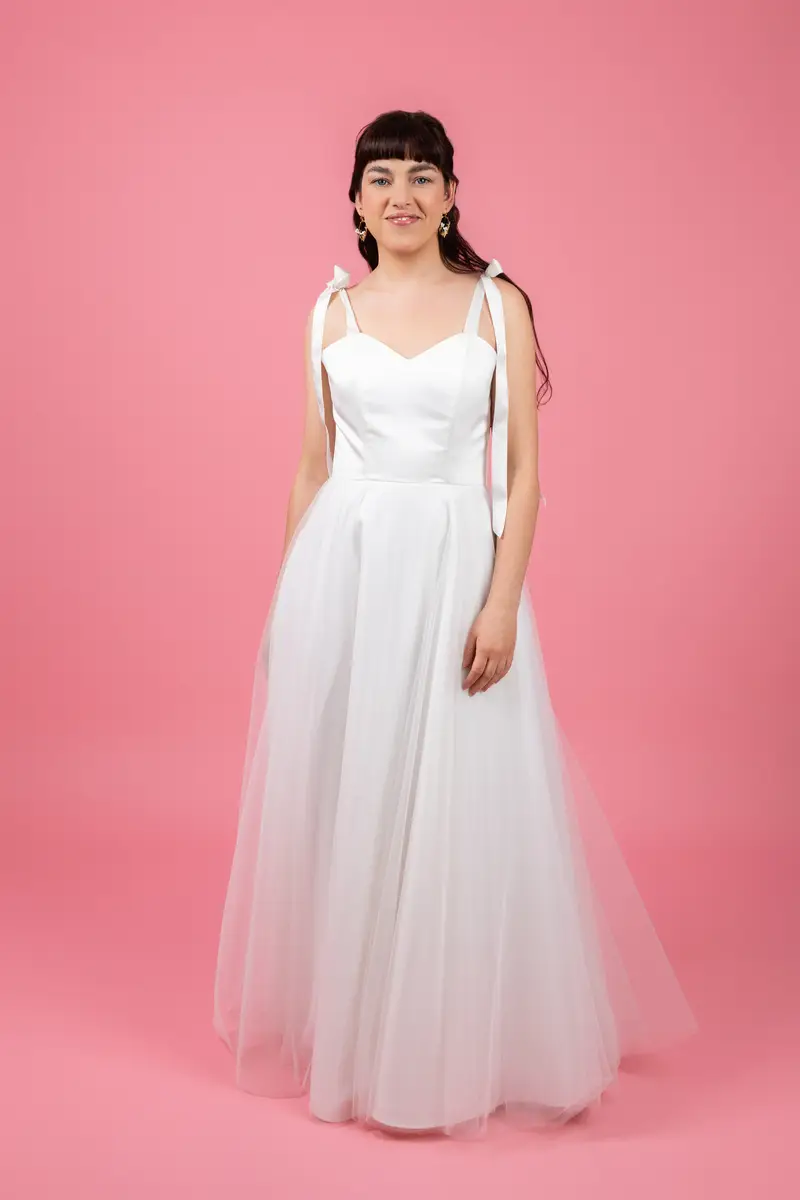 Robe satin Azaly